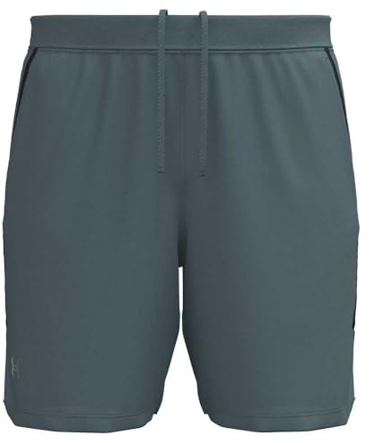 Under Armour Herren Launch 7' Shorts, superleichte & atmungsaktive Sporthose, Kurze Laufshorts schnelltrocknend & strapazierfähig,Jasper Blue/Black/Reflective,SM
