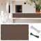 Brise Vue Renforcé 180 x 490 cm Clôture Brise-Vue avec Œillets 220 G/M² - 90% d'ombrage - Résistant à La Déchirure, avec Cordons, pour Terrasse Jardin, ‎Marron
