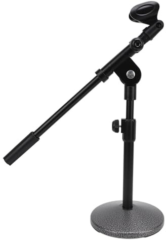Support de Micro de Bureau avec Boom ARM et Base Non GlisséE pour les émissions, les Podcasts et les Performances E