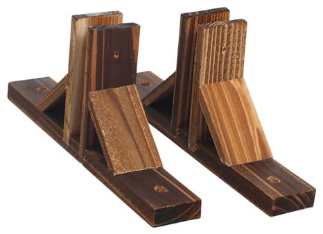 BESPORTBLE 2pcs Wood Fence Base for Garden Stable Picket Fence Holder Easy Install Lawn Stand for Outdoor Privacy Screening Weatherproof Support for Fencing