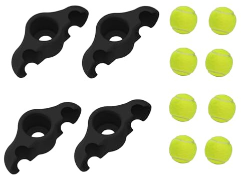 Indoor-Radsport-Schnappfüße Adapter Tennis-Stabilitäts-Zubehör, Für Fahrrad-Widerstandstrainer Rocker Plate Feet, Feet,Tennisballfüße Für Rollentrainer,Zubehör