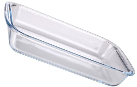 POPETPOP Plato de Vidrio Templado Rectangular para Cocina, Fácil de Limpiar y Seguro, Adecuado para Ocasiones Obsequios y Uso en Microondas