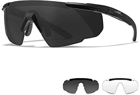Wiley X │ Saber Advanced Sportsbrille Herren und Damen Schutzbrille Sonnenbrille │ Taktische Militärische MTB Brille │ Laufbrille Radfahren │ Fahrt Wandern Fischen Outdoor-Aktivitäten Airsoft…