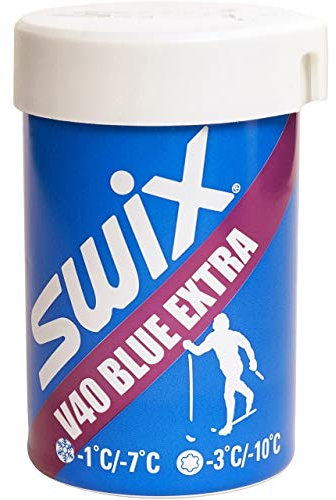 Swix entspr. 13,13 Euro/100g - Verpackung: 45g - Steigwachs Classic Grip V40 blau extra
