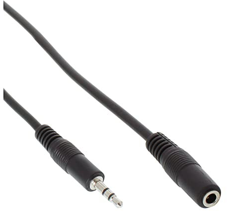 InLine 99933 Klinke Verlängerung, 3,5mm Klinke Stecker / Buchse, Stereo, 3m