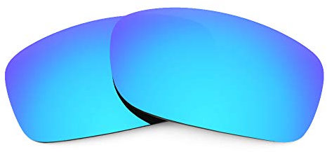 Revant Verres de Rechange Compatibles avec Oakley Fives Squared, Polarisés, Bleu Glacier MirrorShield