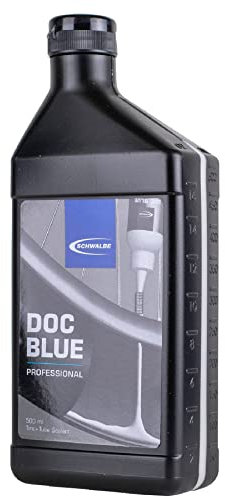 Schwalbe Unisex – Erwachsene Fluid Doc Blue Professional 500 ml Tire and Tube Sealant Fahrradzubehör, schwarz