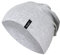 Sterntaler OCS Beanie melange - Lässige Slouch Beanie Mütze aus Melange Singlejersey (Bio) - Unisex Kopfbedeckung - variabel tragbar - Baby und Kinder Übergangsmütze- silber, Größe 45