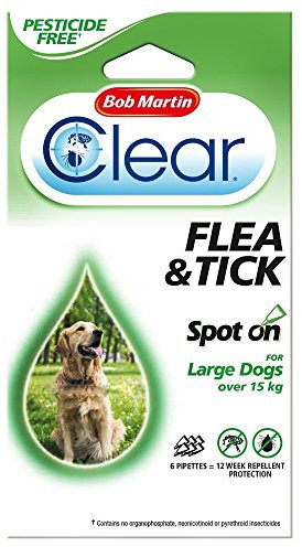Bob Martin Spot On Flea & Tick Protection For Large Dogs Over 15kg (40 Weeks Supply)