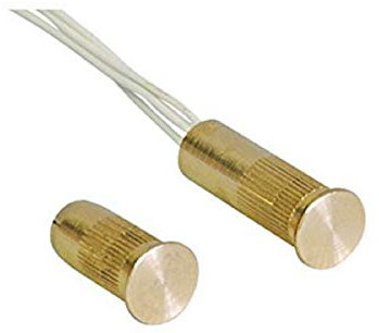 CSA - Contatto magnetico CSA da incasso corto in ottone - CSA 414-CTF