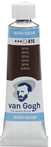 Van Gogh Aquarellfarbe, 10ml Tube, Sepia 416