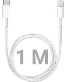 Novodio Câble USB-C vers Lightning - 1 m - Blanc