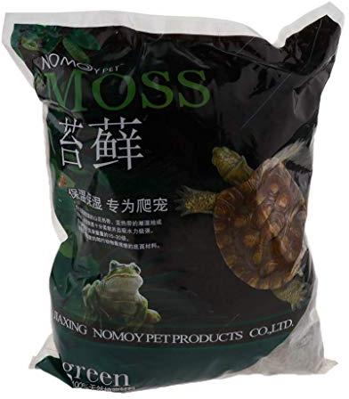Tubayia Natürliche Moos Terrarium Dekoration Reptil Moos Substrat für Schildkröte, Eidechse, Frösche (500g)