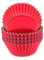 Mombake Einweg-Backförmchen aus Standard-Folien Papier, Muffin-Cupcake-Förmchen für Partys und mehr (Rot, 100 Stück)