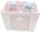 BebeDeParis | Schnuller für Babys, personalisierbar mit Namen, für Babys von 0-6 Monaten, BPA-frei, präsentiert in eleganter Vintage-Box (Rosa, 2 Schnuller)