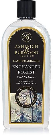 ASHLEIGH & BURWOOD - Enchanted Forest Lamp Fragrance - 1000 ml - UK-Made - Purifies and Perfumes Air - Spicy and Woody Scent - Natural Ingredients - 40 Hours Burn Time