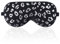 100% Silk Sleep mask with Adjustable Strap,Comfortable and Super Soft Eye mask Ultimate Sleeping aid,blindford silverleopard