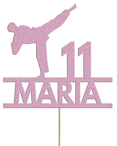 Tortenaufsatz, Motiv: Karate, Kampfsport, Judo, Geburtstagskuchen, personalisierbar