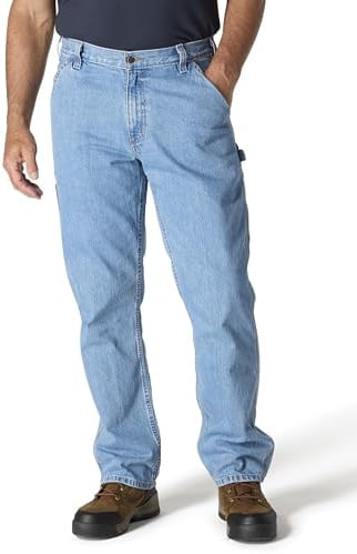 Carhartt Men's Loose Straight Denim Dungaree, Cove, W34 x L32