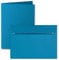 ARTOZ 15x DIN A6 Faltkarten-Set mit Umschlägen - Petrol (Blau) - 105 x 148 mm - gerippte Bastelkarten blanko mit Brief-Umschlägen - 220 g/m²