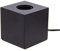 Xanlite, Lampe à Poser Cube en Métal Noir, Culot E27, Design Moderne et Élégant, Éclairage Pratique pour Bureau ou Salon, Ambiance Contemporaine