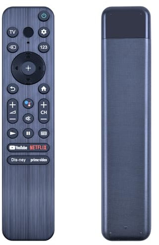 GOUYESHO RMF-TX800U - Mando a Distancia para Sony 4-K 8K HD TV Voice Compatible con RMF-TX900B KD-50X81K KD-50X82K KD-50X85K KD-65X80K KD-75X82K XR-65A83K XR-65X90K XR-65X 92K XR-75X90K