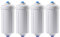Huining Lot de 4 filtres à eau de rechange au fluorure et à l'arsenic pour système de purification – Filtre à gravité pour filtration de voyage et seau