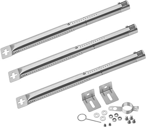 32 bis 44.5CM universal Brenner für tepro,landmann Grill, BBQ-Toro, campingaz gasgrill, Edelstahl rohrbrenner für Napoleon Triumph Enders zubehör zubehoer Brenner