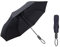 SYNHOK Compact Travel 8 ribs Folding Umbrella,Durable Rain Windproof Portable Umbrella with Strong Ribs Reinforced Canopy Ergonomic Handle Auto Open/Close -Man & Woman black folding umbrella