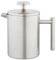 Stellar Double Wall Matt Stainless Steel Cafetiere – 300ml Stainless Steel Insulated French Press Coffee Maker