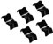 PATIKIL 27x13x10mm Mischpult Schieberegler Fader Drehknopf Kappe Sensorischer Schieber Einschub Welle ABS Schwarz für Drehschalter Pack von 5