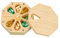 Pillen Organizer aus Holz Kraeoke Reise Tablettenbox 7 Tage Medikamentenbox Mit Deckel Kleine Pillendose für Aufbewahrung von Vitaminen und Pillen