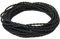 FANTON cavo elettrico tessile colore nero treccia seta 2mt 3G0,75 filo rivestito in tessuto vintage stile retrò per lampadari applique 93886-02