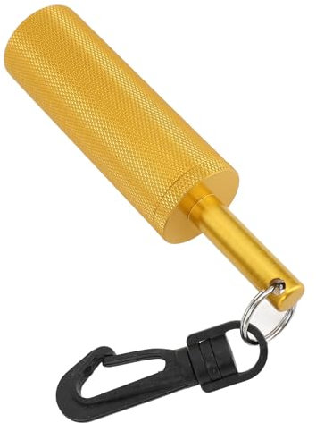 Shaker Subacqueo, Campana Shaker per Immersione con Texture Antiscivolo per Immersioni Subacquee (Gold)