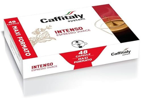 Caffitaly | 96 Capsule Caffè Caffitaly System Intenso Maxi Formato (2 Box)