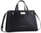MARCO TOZZI Damen Umhängetasche klassisch Zierspange Henkel 2-61008-42, Farbe:Schwarz