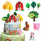 SUpoetry 11 Stück Bauernhof Tier Cake Topper, Bauernhof Tortendekoration, Bauernhof-Party-Kuchendekoration, Kuchen-Tier-Dekoration, Bauernhof Geburtstag Cake Deko Geeignet für Kindergeburtstage