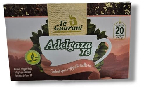 Té Guaraní Adelgaza - Infusión Natural para Tu Bienestar | 20 Bolsitas de 3 gr. c/u