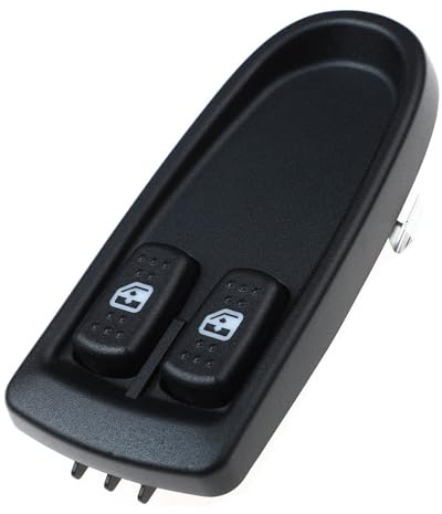 GEEANDLY Interruptor de botón Mando Elevalunas Botonera 5801304490,69500480 compatible para Iveco Daily IV V 2006-2014