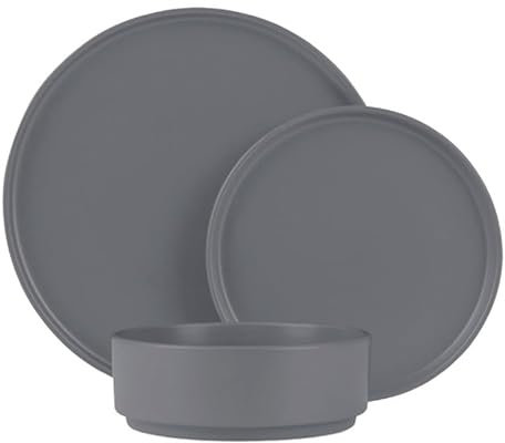 Berlinger Haus Essgeschirr-Set 18-teilig Aspen Collection | Hochwertig, Stilvoll und Pflegeleicht