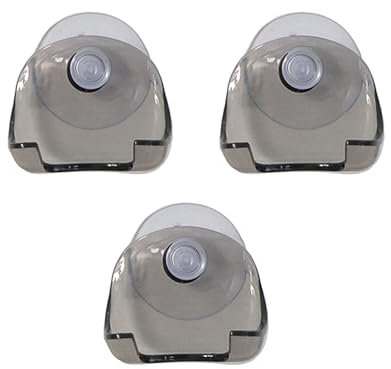 Xiciki 3Pcs Support Rasoir Douche, Porte Rasoir Douche, Support Rasoir avec Ventouse, Ventouses Rasoir avec Petit Crochet en Plastique, Support Rasoir Salle de Bain Douche