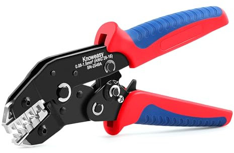 Knoweasy JST Crimper und Molex Crimper kompatibel mit JST, Dupont, Molex Terminals - Precision JST Crimpzange Modell 2549A