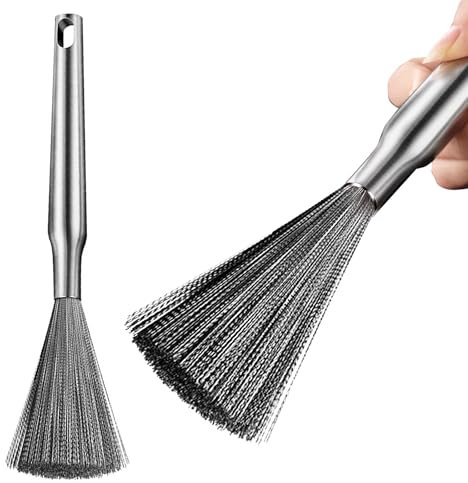1 pièces Brosse à Casserole, Brosse à Vaisselle, Brosse de Casserole en Acier Inoxydable 304, Idéal pour Le Nettoyage des Assiettes, casseroles, casseroles, éviers, poêles, ustensiles de Cuisine