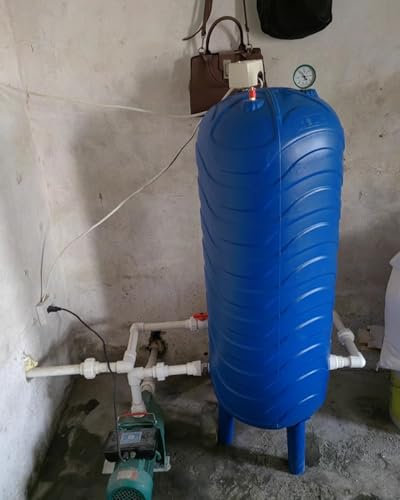 Vaso Expansion Tanque de Agua de Pozo Vertical de Pe - Capacidad de 60 100 120 150 200 250 300 350 400 500 L, Vejiga de Almacenamiento de Agua a Presión Por Ósmosis Inversa, Sistema de Agua Doméstico(