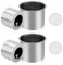 Bioethanol Burner Pot Universal Stainless Steel Combustion Chamber Tank for Table Fireplace, Includes Fibreglass Wool for Bioethanol Ethanol Burner Pot Set for Balconies Patios (1 Set)
