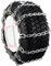 Security Chain Company 1060456 Max Trac robuste Zink-Traktions-Reifenketten, entworfen für Schneefräsen und Gartentraktoren bei Schnee, EIS und Schlamm, 2 Stück