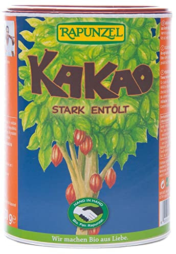 Rapunzel Kakaopulver stark entölt HIH, 1er Pack (1 x 250 g) - Bio