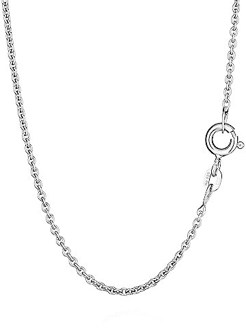 NKlaus 42cm Ankerkette 925 Silber elegante Halskette filigrante Breite 1,1mm Collier 1,5g federleicht 3500