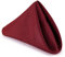 Trimming Shop Tischservietten aus burgunderfarbener Baumwolle und Polyester für Zuhause, 20-Zoll-Dinnerservietten mit gesäumten Rändern für Abendessen, Hochzeit, Bankett, Party, Veranstaltungen, leicht und maschinenwaschbar, 10 Stück