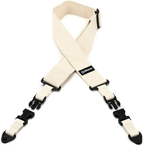 DiMarzio DD2200CN - Cliplock Guitar Strap - Natural, 2.48x8.74x8.31